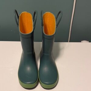 Cat & Jack Kids Boots - Teal and Yellow